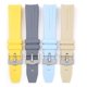 thumbnail image 4 of Correa de reloj de goma de color de 20 mm compatible con Swatch X Omega Mission To The Moon, 4 of 4