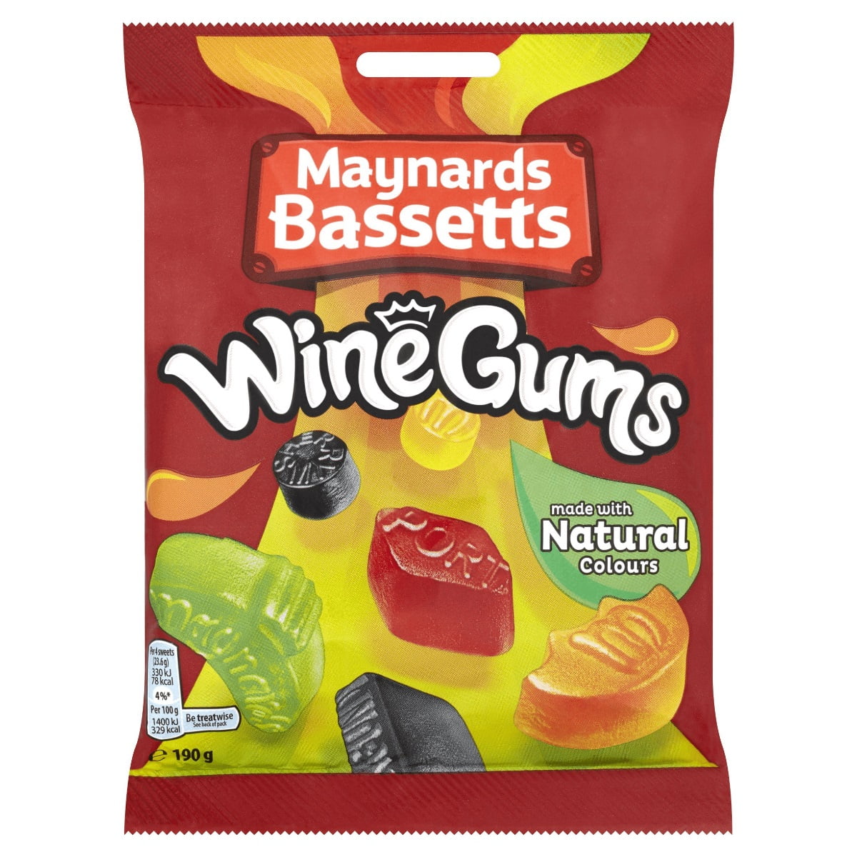 Maynards Wine Gums 190g Pack Of 6