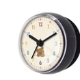 thumbnail image 5 of Reloj de ducha con ventosa, moderno, adorable, silencioso, fácil de leer, resistente al agua, para el hogar, cocina, el refrigerador y el inodoro. DPL1156B negro gris, 5 of 5