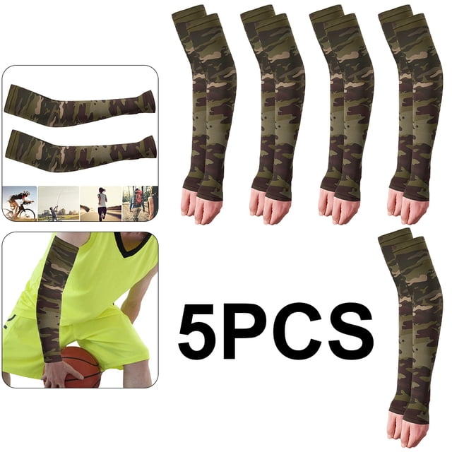 Mangas Brazo para Correr Protección UV Protectores Deportivos Ciclismo (MC Jungle) 2 Uds.
