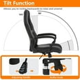 thumbnail image 3 of GREOKL Gaming Chair Ergonomic Office Chair Computer Chair with Lumbar Support Ergonomic Pu Leather Adjustable Height Executive Chair for Women Men and Adults, Classic Black, 3 of 8