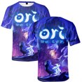 thumbnail image 6 of Game Ori and the Will of the Wisps Merch 3D Print Crewneck Short Sleeve Summer Men Women's Novelty Kawaii style Streetwear T-Shirt, 6 of 7