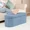 Blue, variant on PINPLUS Storage Ottoman Bench Tufted Oval Ottoman Bench Foot Rest Velvet Bench with Storage 43" Pink