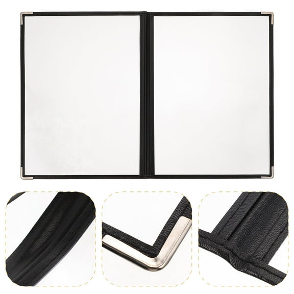 Raindrops 1Pc Clear Menu Cover PVC Binder Looseleaf Folder