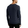 thumbnail image 2 of Ma Croix Mens Casual Fashion Soft Knit Pullover Long Sleeve Solid V Neck Sweatshirt, 2 of 6