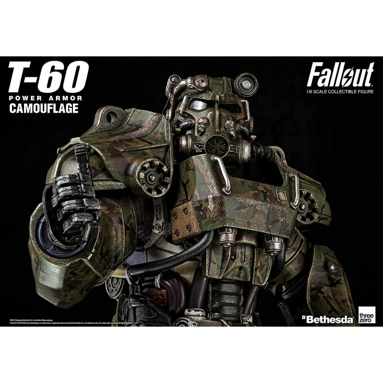 THREEZERO - Fallout T-60 Camouflage Power Armor 1/6 Scale Figure