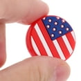 thumbnail image 2 of Milisten 4 Pcs Silicone Tennis Racket Vibration Dampeners US Flag Pattern Tennis Racquet Absorbers Tennis Racket Strings Dampers for Players, 2 of 5