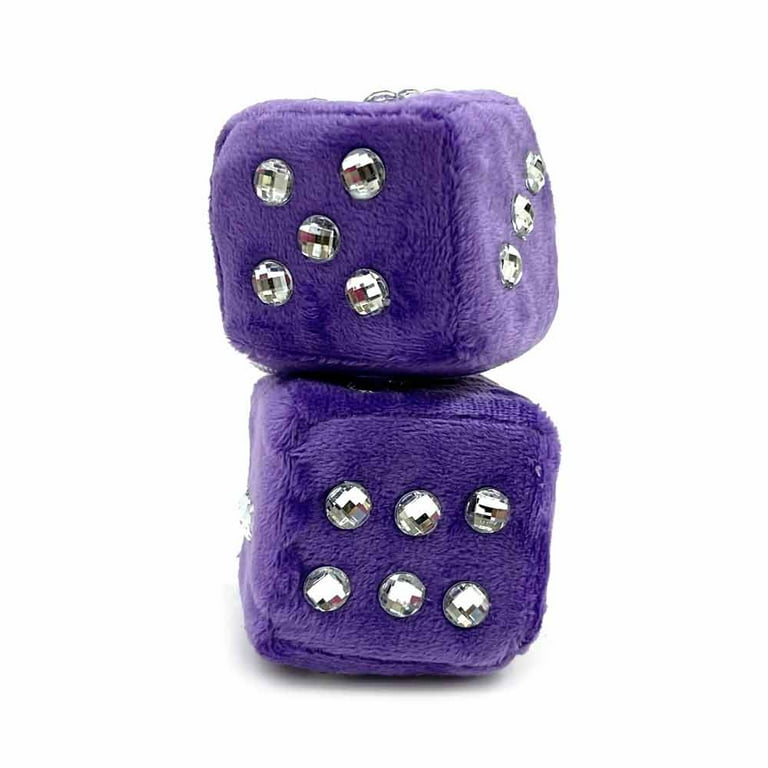 Purple online fuzzy dice