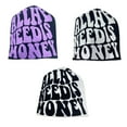 thumbnail image 6 of Y2K BeaniesNeed Is Money Grunge Beanie Knit Beanie Hat Skullies Beanie Slouchy Beanie Women Skull Cap Graphic Beanie, 6 of 9