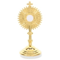 HOOWIFFY Jesus Cross Figurine 1-Pack Standing Crucifix Car Dashboard Ornament and Home Decoration