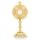 thumbnail image 1 of Crucifijo pequeño de metal para decoración del hogar. Figura religiosa católica para la oración. Cruz de Jesús de latón duradero para mesa o salpicadero del coche., 1 of 7