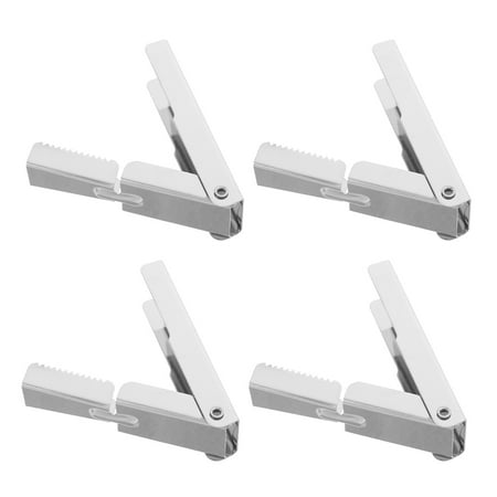 

FRCOLOR 4 Pcs Portable Crawfish Shelling Tool Lobster Shellers Silver