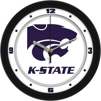 Kansas State Wildcats 11.5'' Suntime Premium Glass Face Traditional Logo Wall Clock
