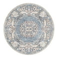 thumbnail image 3 of Unique Loom Eco Traditional Collection Area Rug - Salvage (3' 3" Round Harbor Blue/Black), 3 of 7
