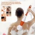 thumbnail image 7 of 4 In 1 Waterproof Electric Bath Brush Multi-Functional Body Cleansing Brush Back Massage Scrubber With 4 Brush Heads Shower Brush With Long Handle, 7 of 7
