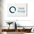 thumbnail image 3 of Elephant Stock Zen Quotes I Wall Art - Horizontal Canvas Wall Art - Living Room Wall Decor - Inspirational And Typography Canvas - White And Teal Decor - 36" x 24", 3 of 8