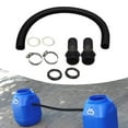 thumbnail image 2 of de desbordamiento de de lluvia, fácil instalación, tubo conector de portátil duradero y liviano para patio de granja, balcón, 38 cm sin conicidad Soledad Desviador de barril de lluvia, 2 of 10