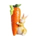 thumbnail image 5 of Figura decorativa de conejo y zanahoria para mesa de Pascua, ideal para estanterías. Levantando una zanahoria, 5 of 9
