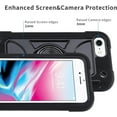 thumbnail image 4 of Compatible with iPhone 6 Plus/6S Plus Case,iPhone 7 Plus case/iPhone 8 Plus Case 5.5 Inch with Ring Stand, Heavy-Duty Military Grade Shockproof Phone Cover with Magnetic Car Mount. (Black), 4 of 12