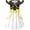 White, variant on Halloween Anime Cosplay Costume, Halloween Cosplay Costume Set Popular Singer Role Play Outfit, Include One Piece Dress