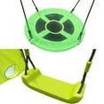 thumbnail image 5 of iRerts 6 in 1 Swing Set with Slide, Metal Outdoor Swing Sets for Kids with 2 Swings, Glider, Basketball Hoop, Soccer Goal, Swingset Playset for Kids Boys Girls, Kids Outdoor Swing for Backyard, Green, 5 of 7