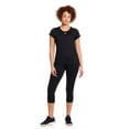 thumbnail image 2 of Reebok Women's On the Run High Rise Capri Legging, Sizes XS-XXXL, 2 of 6