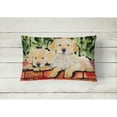 thumbnail image 2 of Dog Portrait/Landscape Painting Fabric Decorative Pillow, 2 of 3
