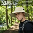 thumbnail image 5 of All-Weather Boonie Hat for Outdoor Adventures - UPF 50+ Waterproof Bucket Hat with Wide Brim for Men and Women, 5 of 9