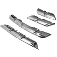thumbnail image 5 of Car Front Grille Cover Trim Molding Chrome Abs Protector Sticker, 5 of 5