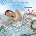 thumbnail image 3 of Teal Anchor Coastal Cooling Blanket,Lightweight Summer Throw Blanket with Double Sided Cold Effect,Nautical Summer Beach Starfish Botanical Picnic Blankets Bed Sheet for Hot Sleepers 30"x40", 3 of 8