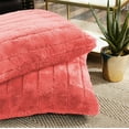 thumbnail image 3 of Home Soft Things Super Soft Decorative Pillow Covers, Set of 2, Sugar Coral, 26" x 26", 3 of 3
