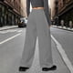 thumbnail image 4 of Pincandy Women's Fashion Casual Solid Color Ruched Elastic Waist Pants - Loose Fit for Outdoor Activities, 4 of 6