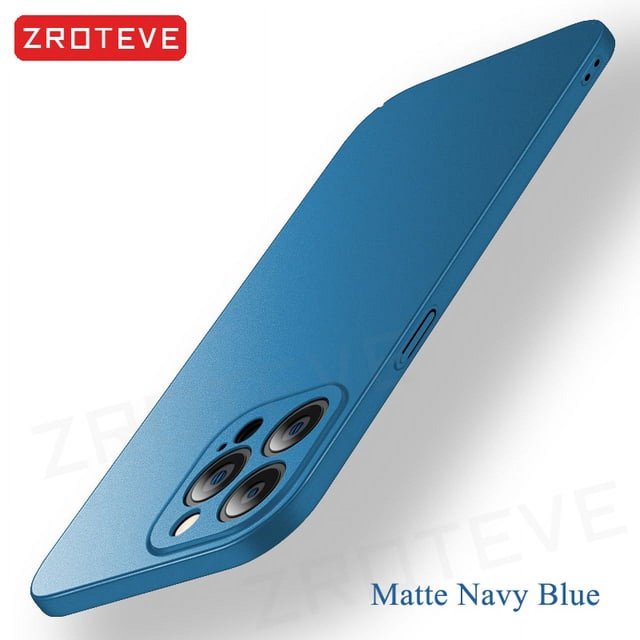 For iPhone15 Pro Max Case ZROTEVE Luxury Slim Matte Hard PC Cover For iPhone 15 14 13 Pro iPhone13 iPhone14 Plus Phone Cases
