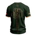 thumbnail image 3 of Mexico Men's Soccer Jersey, Men's Mexican Heritage Aztec Graphic T-Shirt, Short Sleeve Athletic Football Top, Eagle and Snake Emblem Fan Gear, 3 of 5
