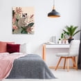 thumbnail image 4 of Stupell Industries Contemporary Lemur & Tropical Plants Canvas Art, 30 x 40, by Fab Funky, 4 of 8
