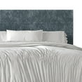 Castle Place Contemporary Corduroy Pleated Velvet Upholstered Twin