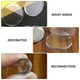 thumbnail image 2 of 20 topes de goma creativos para mesas de cristal transparente., 2 of 7