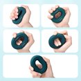 thumbnail image 6 of Sportteer Finger Gripping Ring Hand Grip Dynamometer Finger forearm Trainer Compact Ergonomic Non-Slip High Toughness Wear Resistant Silicone Grip, 6 of 9