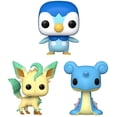 thumbnail image 1 of Funko Pop! Games: Pokemon Collectors Set - 3 Figure Set: Piplup, Lapras, Leafeon Funko -, 1 of 5