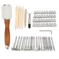 thumbnail image 1 of Leather Sculpture Stamping Tools Incisive DIY Durable Sturdy Convenient Leather Working Tools, 1 of 14