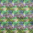 thumbnail image 1 of oneOone Rayon Green Fabric Abstracts Craft Projects Decor Fabric Printed By The Yard 56 Inch Wide, 1 of 5