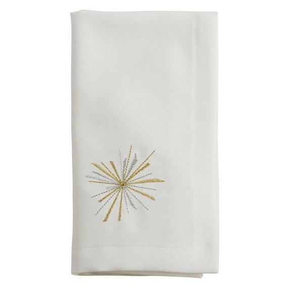 Saro Lifestyle Starburst Cloth Napkin (Set of 4)