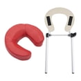 thumbnail image 1 of lionlar Table de Massage Berceau pour le Visage avec Oreiller Coussin Support Support SPA Ajustable Rouge Foncé, 1 of 9