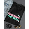 thumbnail image 3 of Unicorns Are Real Doodle Quote T-Shirt Women -Image by Shutterstock, Female Large, 3 of 4