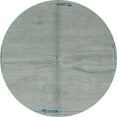 thumbnail image 1 of Ahgly Company Indoor Round Abstract Dark Gray Abstract Area Rugs, 4' Round, 1 of 6