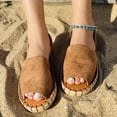 thumbnail image 4 of Alpargata plana de verano, zapatos de pescador transpirables, sandalias de boca de pescado para mujer Wmkox8yii  nm4259, 4 of 6