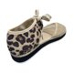 thumbnail image 4 of Sandalias de tacón medio de malla ligera con estampado de leopardo y correa en el tobillo informales con punta redonda para mujer Wmkox8yii  nm3007, 4 of 9
