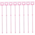 thumbnail image 4 of DECORNIJIA Flower Arrangement Floral Place Holder Pink Plastic 50PCS Card Clip, 4 of 8