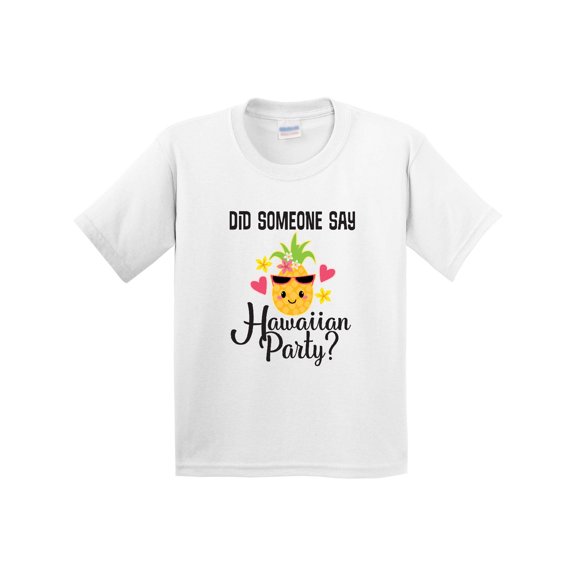 Inktastic Hawaiian Party Pineapple Youth T-Shirt