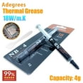 thumbnail image 2 of 18W/M-k Thermal Paste 2g/4g CPU Cooler Silicone Grease For CPU Processors GPU Printer Heat Sink Cooling Cooler Thermal Compound 2g, 2 of 6
